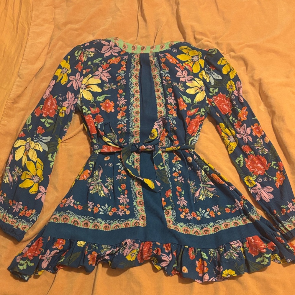 Free People Boho Floral Tunic NWT - Picture 6 of 10